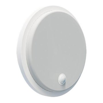 LED Outdoor Wall Light with Motion and Dusk Sensor LED/15W/230V IP65 White
