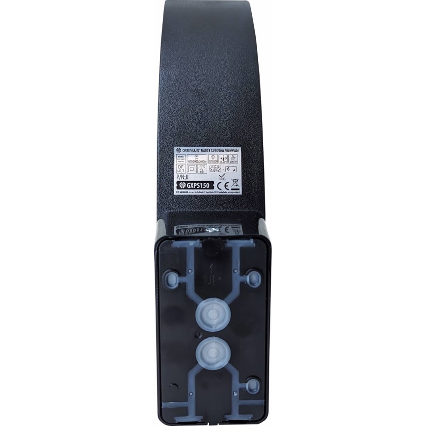 LED Dimmable Outdoor Wall Light with Motion and Twilight Sensor LED/12/15/20W/230V IP65 black
