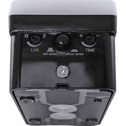 LED Dimmable Outdoor Wall Light with Motion and Twilight Sensor LED/12/15/20W/230V IP65 black