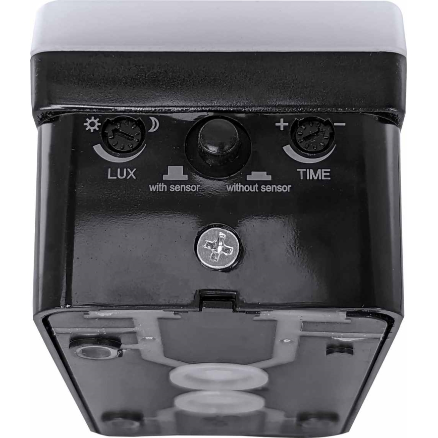 LED Dimmable Outdoor Wall Light with Motion and Twilight Sensor LED/12/15/20W/230V IP65 black