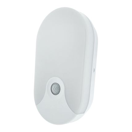 LED Outdoor Wall Light with Motion Sensor, 18W, 230V, IP44, White