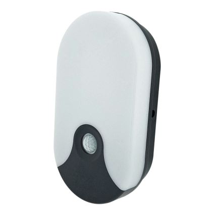 LED Outdoor Wall Light with Motion Sensor, 18W LED, 230V, IP44, Anthracite