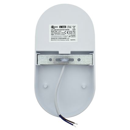 LED Outdoor Wall Light with Motion Sensor, 18W LED, 230V, IP44, Anthracite