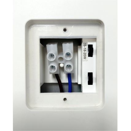 Dimmable LED outdoor wall light with motion sensor LED/15/18/20W/230V 3000K/4000K/6500K IP65 black/white