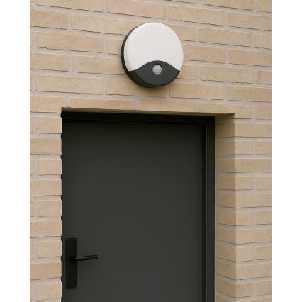 LED Outdoor Wall Light with Motion Sensor LED/18W/230V IP44 Anthracite