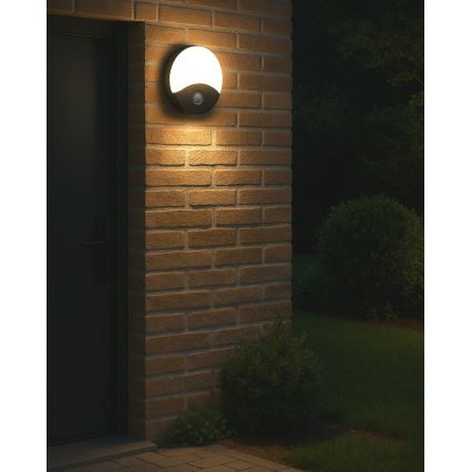 LED Outdoor Wall Light with Motion Sensor LED/18W/230V IP44 Anthracite
