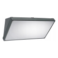 LED outdoor wall light with motion sensor LED/20W/230V IP65 gray