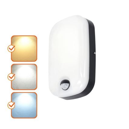 LED Outdoor wall light with motion and dusk sensor BAVANO LED/15W/230V 3000/4000/5700K IP54