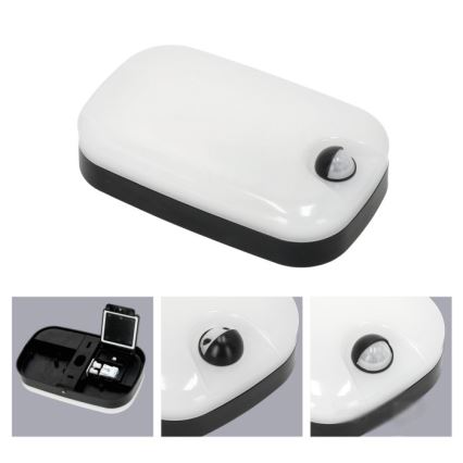 LED Outdoor wall light with motion and dusk sensor BAVANO LED/15W/230V 3000/4000/5700K IP54