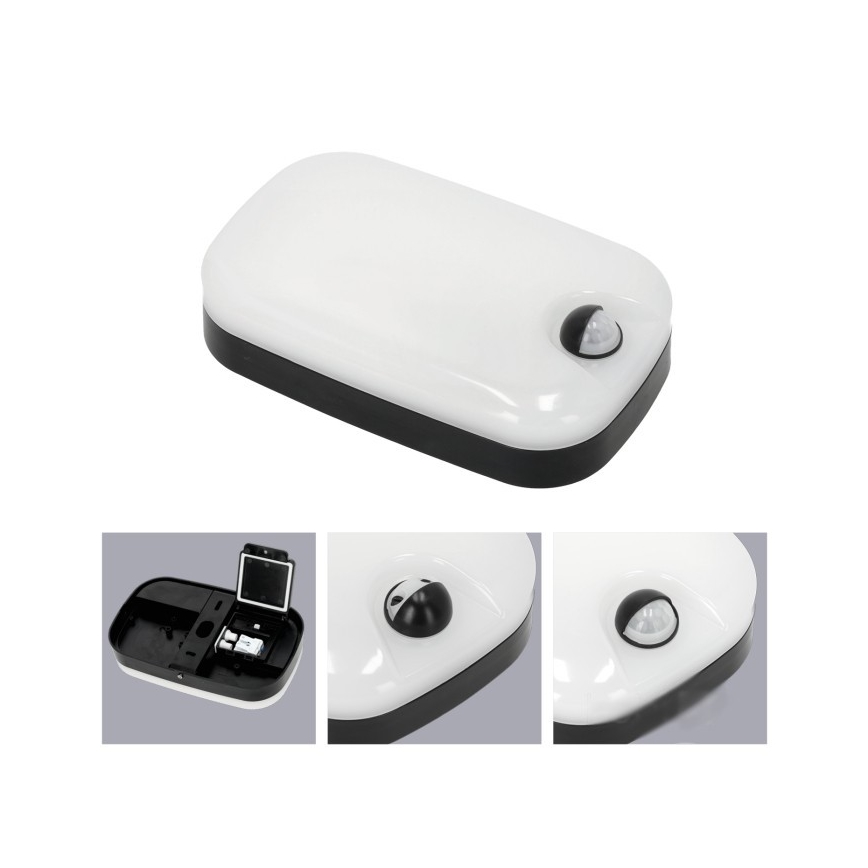 LED Outdoor wall light with motion and dusk sensor BAVANO LED/15W/230V 3000/4000/5700K IP54