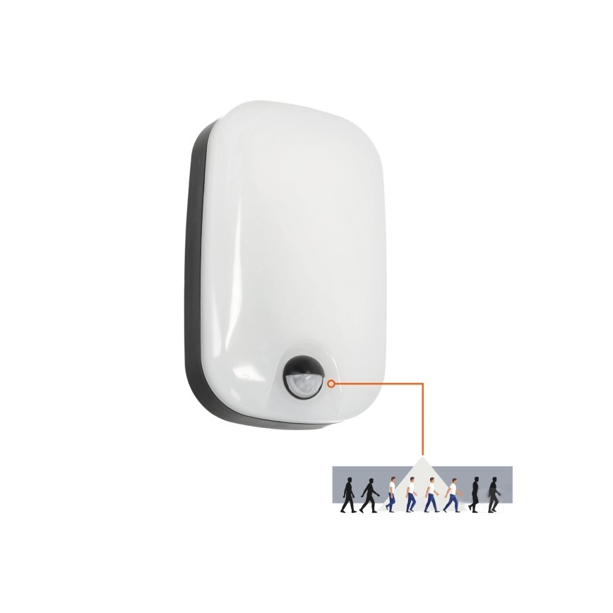 LED Outdoor wall light with motion and dusk sensor BAVANO LED/15W/230V 3000/4000/5700K IP54