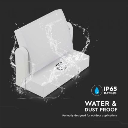 LED Outdoor Wall Light with Sensor LED/17W/230V 4000K IP65 White