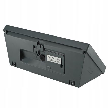 LED outdoor wall light with motion sensor LED/20W/230V IP65 gray