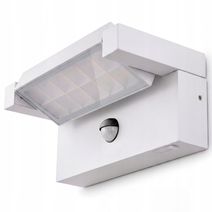 LED outdoor wall light with motion and dusk sensor LED/25W/230V 3000/4000/6500K IP54 white