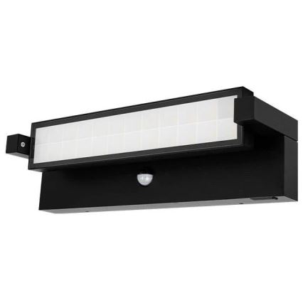 LED Outdoor Wall Light with Motion & Dusk Sensor, 36W, 230V, Selectable 3000/4000/6500K, IP54, Black