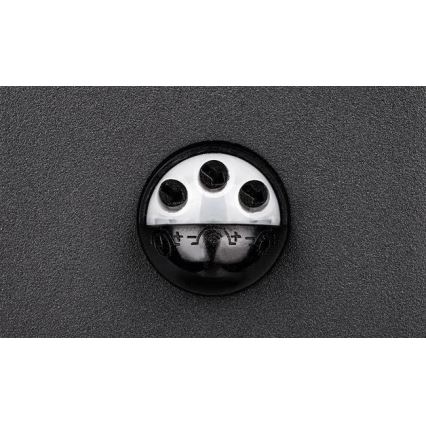 LED Outdoor Wall Light with Sensor LED/9W/230V 4000K IP44 Black