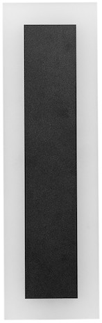 LED Outdoor Wall Light WOW LED/10W/230V 3000/4000/6500K 30 cm IP54 Black