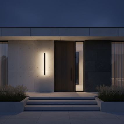 LED Outdoor Wall Light WOW LED/11W/230V 3000/4000/6000K 60 cm IP54 Black