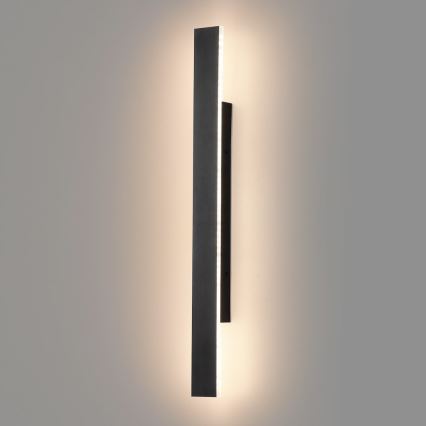 LED Outdoor Wall Light WOW LED/11W/230V 3000/4000/6000K 60 cm IP54 Black