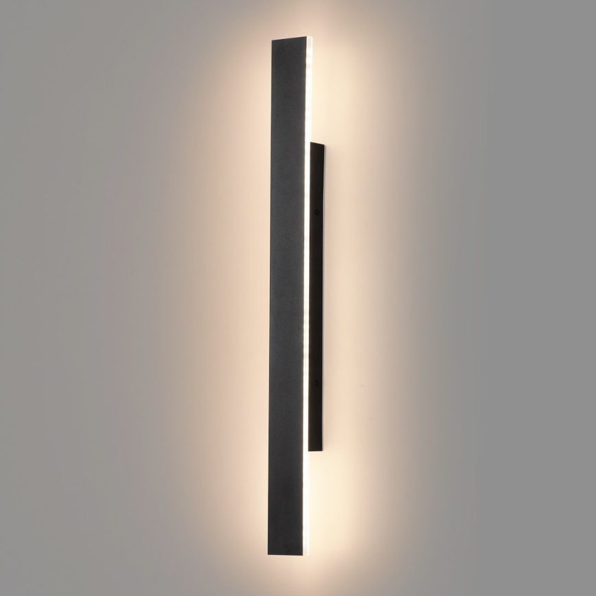LED Outdoor Wall Light WOW LED/11W/230V 3000/4000/6000K 60 cm IP54 Black