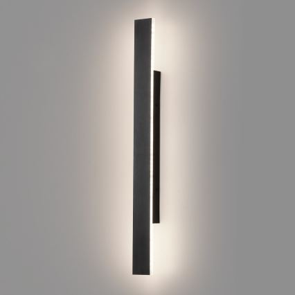 LED Outdoor Wall Light WOW LED/11W/230V 3000/4000/6000K 60 cm IP54 Black