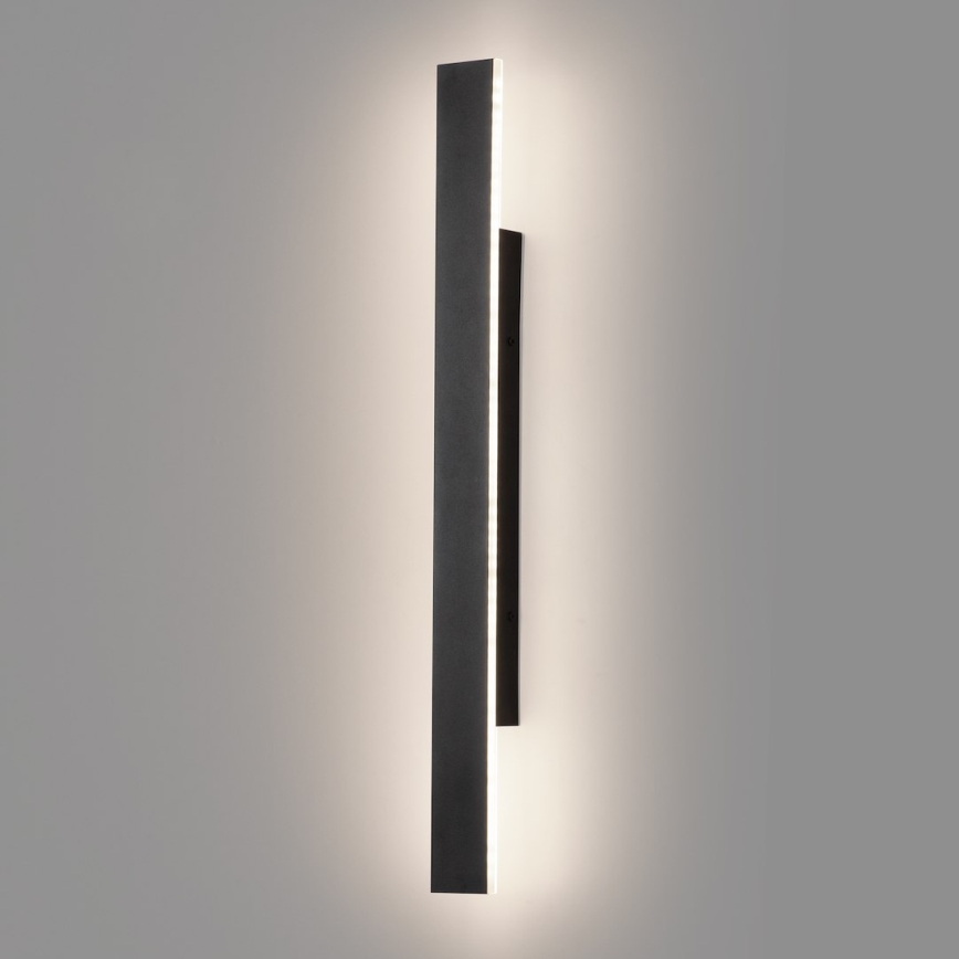 LED Outdoor Wall Light WOW LED/11W/230V 3000/4000/6000K 60 cm IP54 Black
