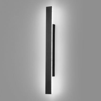 LED Outdoor Wall Light WOW LED/11W/230V 3000/4000/6000K 60 cm IP54 Black