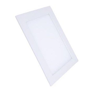 LED panel 6W 230V — selectable 3000/4000/6000K, 12x12 cm, white