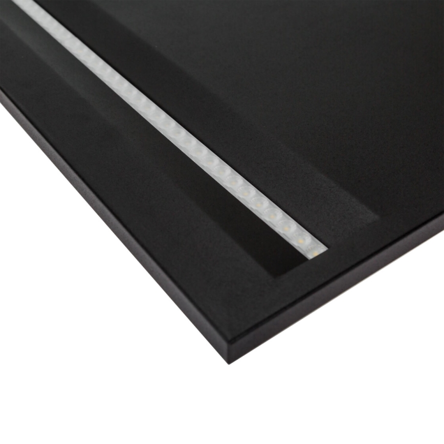 LED Panel ALGINE LED/44W/230V 60x60 cm 4000K UGR16 black