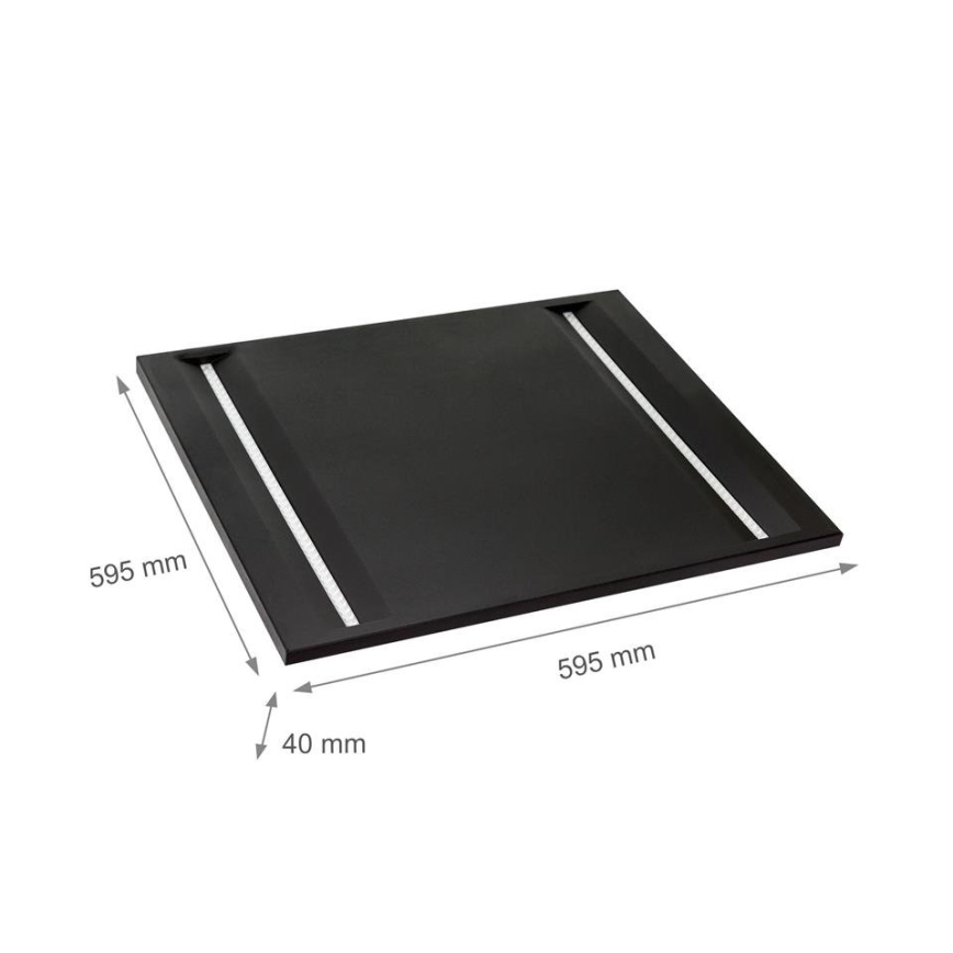 LED Panel ALGINE LED/44W/230V 60x60 cm 4000K UGR16 black
