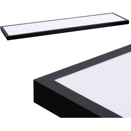 LED Panel LED/60W/230V 4000K 30x120 cm black