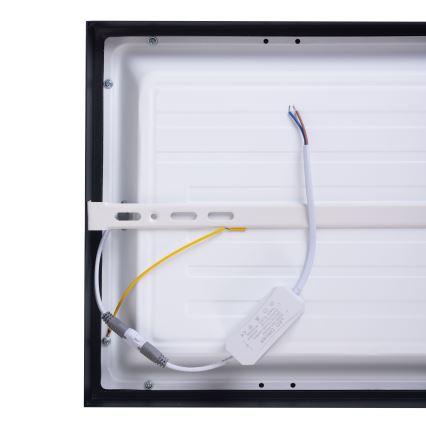 LED Panel LED/60W/230V 4000K 60x60 cm black