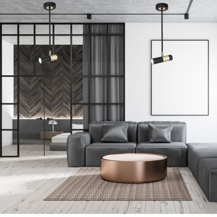 LED Pendant chandelier DALLAS 1xGU10/3W/230V