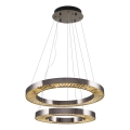 LED Pendant Lamp JESI LED/140W/230V 3000K diameter 100 cm silver