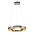 LED Pendant Lamp JESI LED/35W/230V 3000K Ø 60 cm Silver