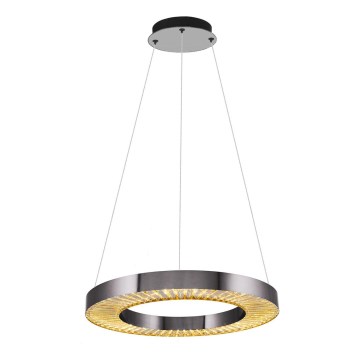 LED Pendant Lamp JESI LED/35W/230V 3000K Ø 60 cm Silver