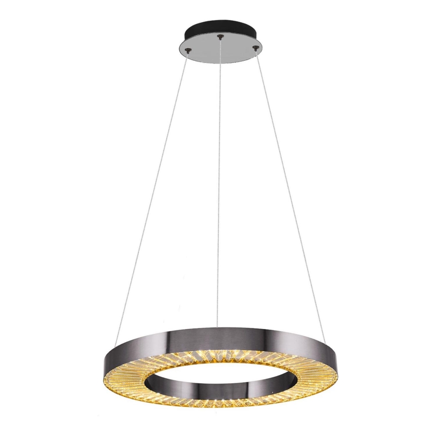 LED Pendant Lamp JESI LED/35W/230V 3000K Ø 60 cm Silver