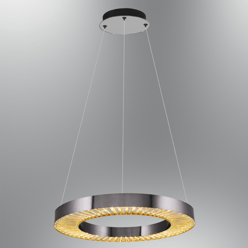 LED Pendant Lamp JESI LED/35W/230V 3000K Ø 60 cm Silver
