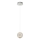 LED Pendant Light CREMONA 1xLED/5W/230V 3000K Matte Chrome