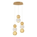 LED Pendant Light CREMONA LED/17W/230V 3000K Gold