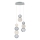LED Pendant Light CREMONA LED/17W/230V 3000K Matt Chrome