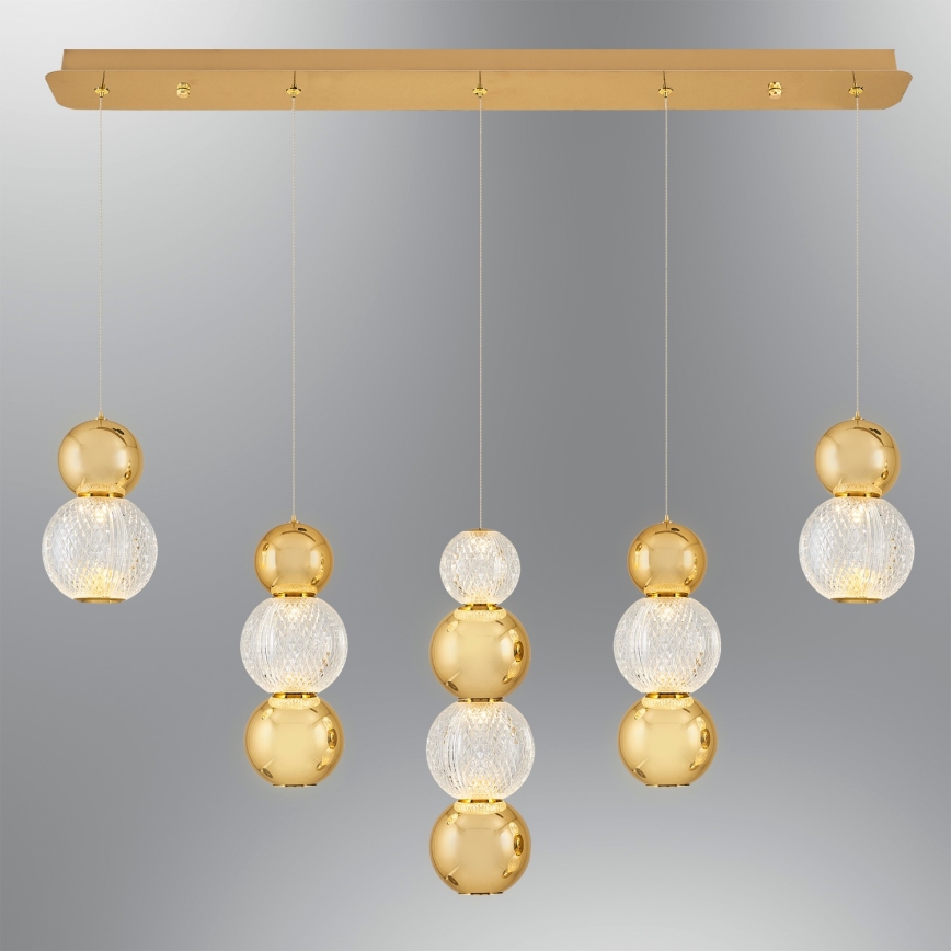 LED Pendant Light CREMONA LED/27W/230V 3000K gold