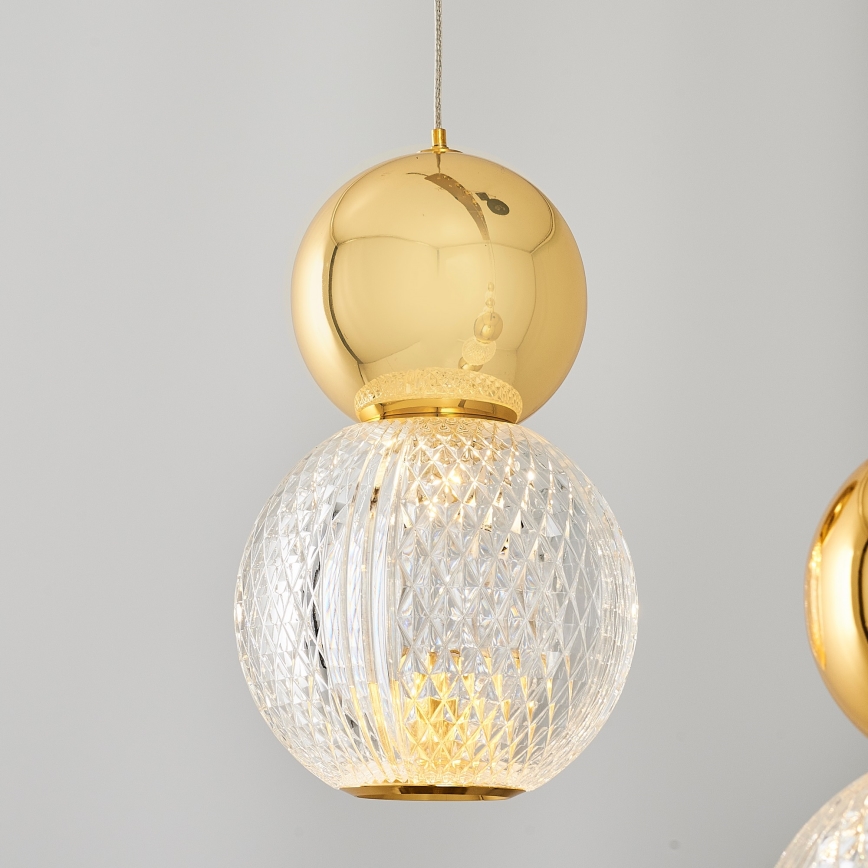 LED Pendant Light CREMONA LED/27W/230V 3000K gold