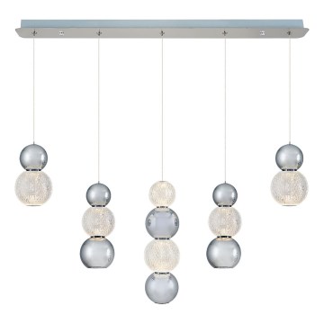 LED Pendant Light CREMONA LED/27W/230V 3000K Matte Chrome