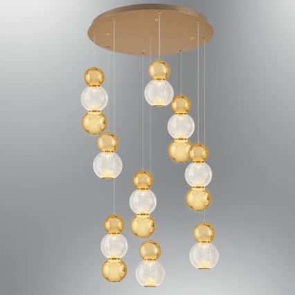 LED Pendant Light CREMONA LED/51W/230V 3000K gold