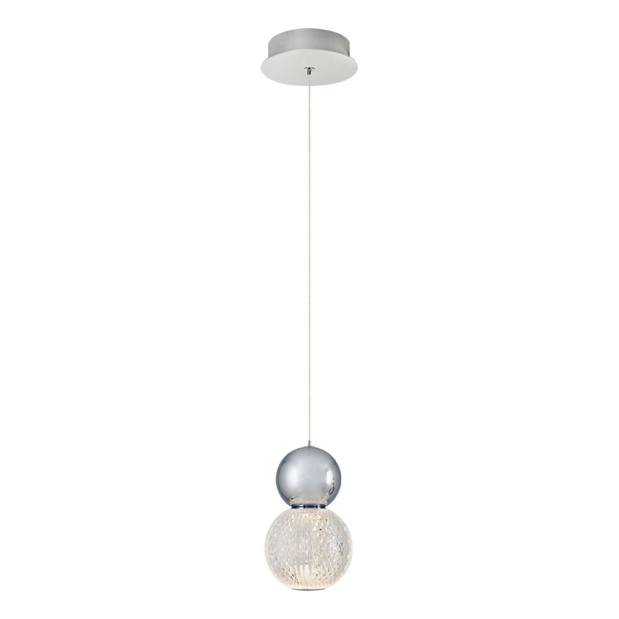 LED Pendant Light CREMONA LED/5W/230V 3000K Matt Chrome