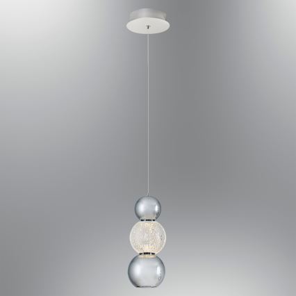 LED Pendant Light CREMONA LED/5W/230V 3000K Matt Chrome
