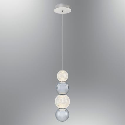 LED Pendant Light CREMONA LED/7W/230V 3000K Matte Chrome