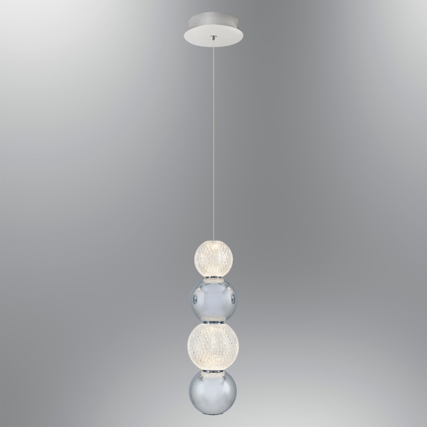 LED Pendant Light CREMONA LED/7W/230V 3000K Matte Chrome