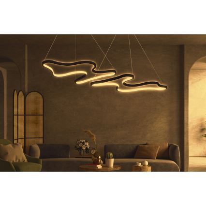LED Pendant Light DUPLE ARTISAN LED/80W/230V 4000K Black